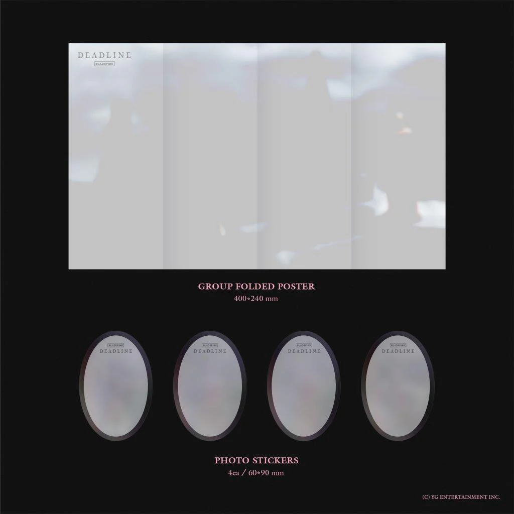 BLACKPINK - 3rd MINI ALBUM [DEADLINE] BLACK Version | BOXSET - Image 3