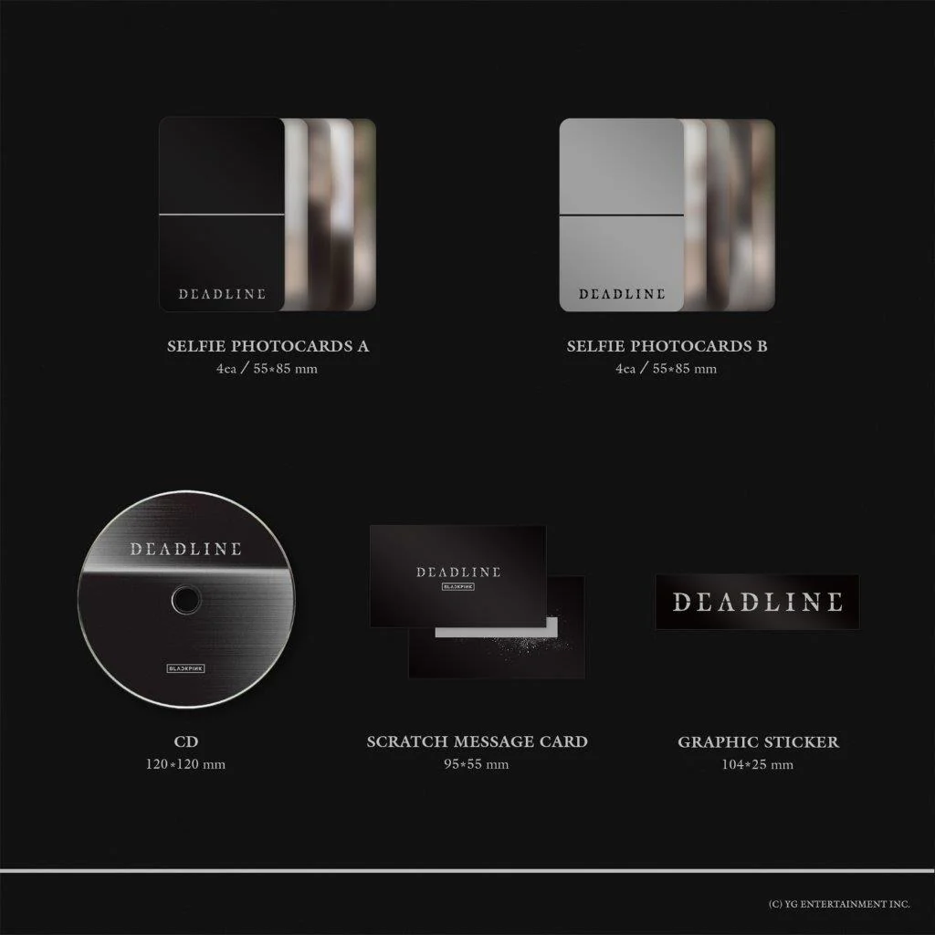 BLACKPINK - 3rd MINI ALBUM [DEADLINE] GRAY Version | BOXSET - Image 3