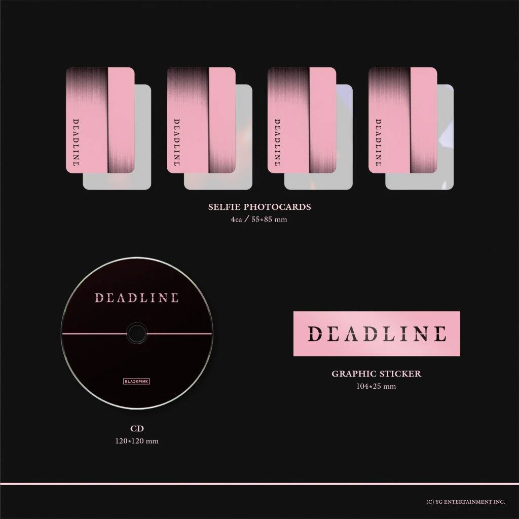 BLACKPINK - 3rd MINI ALBUM [DEADLINE] PINK Version | BOXSET - Image 4
