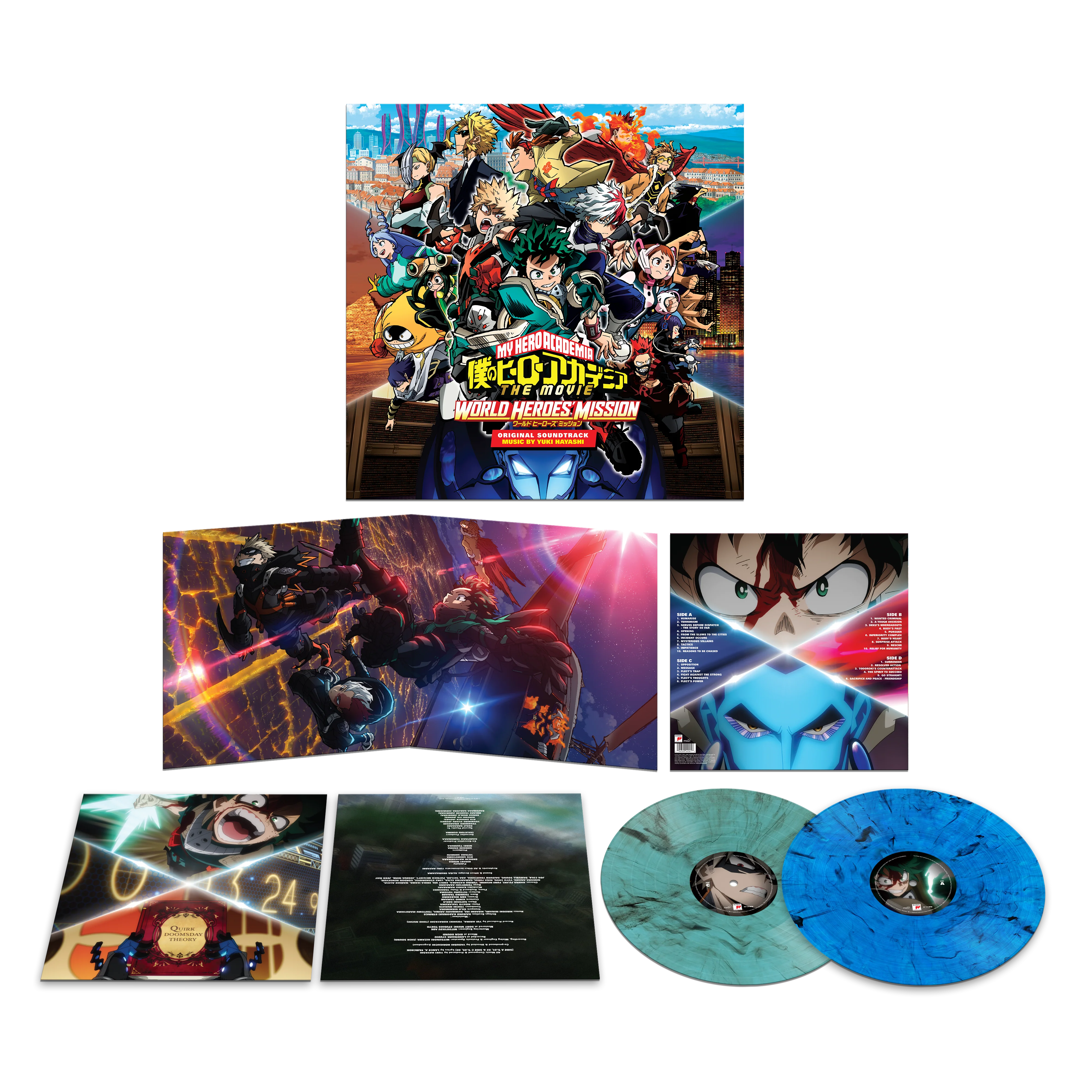 YUKI HAYASHI - My Hero Academia: World Heroes' Mission (Original Motion Picture Soundtrack) | 2LP - Image 3